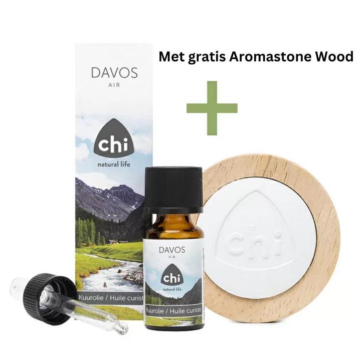 Davos Air Kuurolie 30 ml voor Luchtzuivering - Chi Natural, Sport en Fitness, Gezondheidsproducten en Wellness, Ophalen of Verzenden