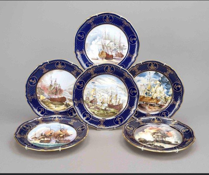 Wandbord (6) - Porselein, Antiek en Kunst, Antiek | Glas en Kristal