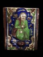 kunst ottoman reliëf geglazuurd tegelwerk - 19° Z -