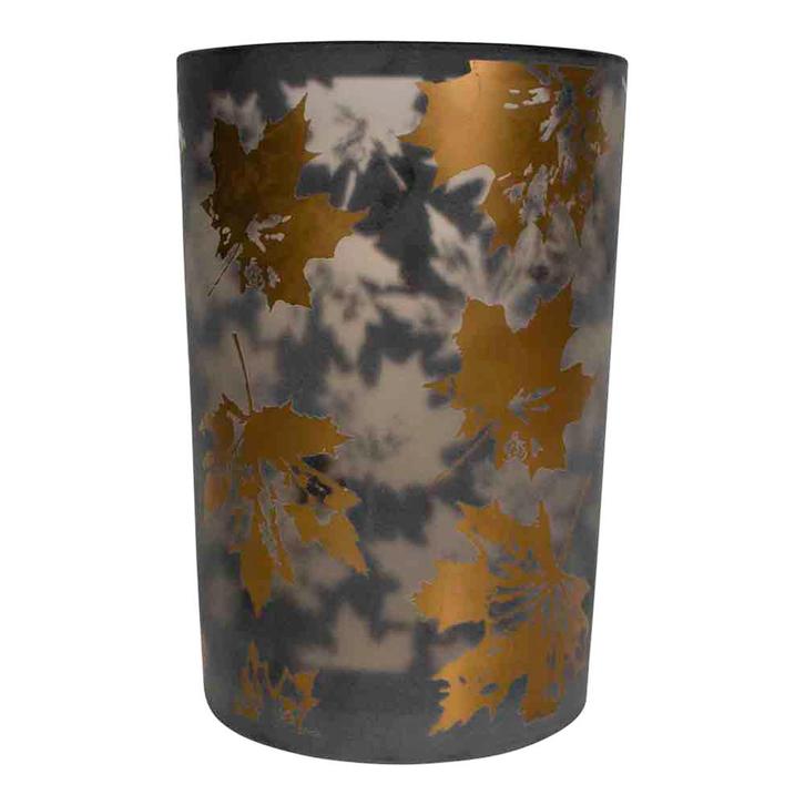 Theelichthouder herfst bladeren large 18cm, Huis en Inrichting, Woonaccessoires | Overige, Verzenden