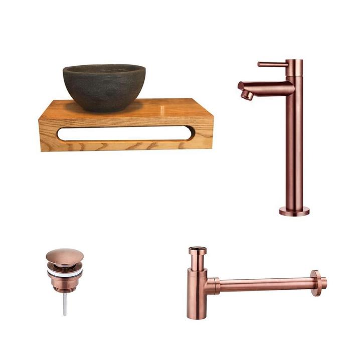 Sani Royal Natuursteen Mini Waskom met Massief, Tuin en Terras, Waterpartijen en Fonteinen