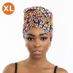 XL Easy headwrap / hoofddoek - Satijnen binnenkant - Rood /, Nieuw, Ophalen of Verzenden