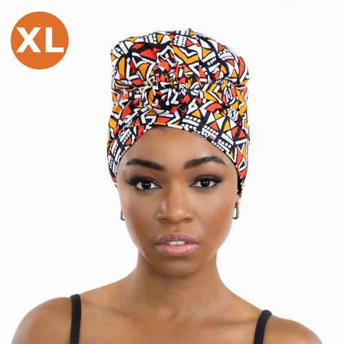 XL Easy headwrap / hoofddoek - Satijnen binnenkant - Rood /, Sieraden, Tassen en Uiterlijk, Uiterlijk | Haarverzorging, Nieuw