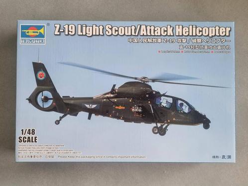 Trumpeter 05819 Z-19 Light Scout/Attack Helicopter 1:48, Hobby en Vrije tijd, Modelbouw | Vliegtuigen en Helikopters, Verzenden