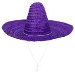 Paarse Sombrero 49cm, Verzenden, Nieuw