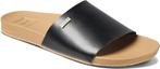 Reef Cushion Scout Dames Slippers - 35 - Black/Natural, Kleding | Dames, Verzenden, Nieuw