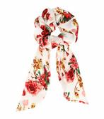 Scrunchie Haarelastiek Linten Roos Bloemen Glitter Print ..., Verzenden, Nieuw