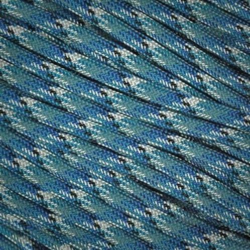 Rol 100 meter - Blue Camo Paracord 550 - #27, Hobby en Vrije tijd, Kralen en Sieraden maken, Draad, Nieuw, Ophalen of Verzenden