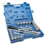 Doppendoos, 3/4 Duims, 22 Delig, Ratel Set, 12 Kant, Doe-het-zelf en Verbouw, Gereedschap | Handgereedschap, Ophalen of Verzenden