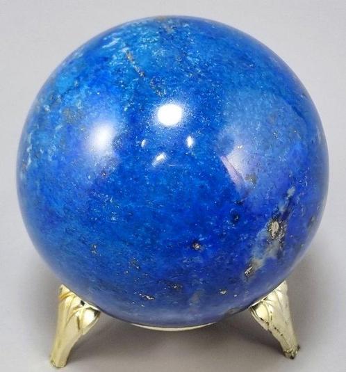 Natuurlijke Lapis Lazuli Helende stenen bol - Hoogte: 70 mm, Verzamelen, Dierenverzamelingen