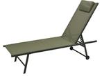 KM Loungebed met Kussen - Verstelbaar - 185 x 55 x 32 cm -, Verzenden, Nieuw