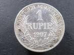Duits Oost-Afrika. Wilhelm II. (1891-1918). 1 Rupia 1907 J, Postzegels en Munten