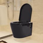 vidaXL Hangend toilet keramiek zwart, Doe-het-zelf en Verbouw, Verzenden, Nieuw