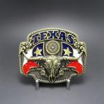 Texas State Flag Longhorn koper Riem Buckle/Gesp, Nieuw, Losse buckle of gesp, Verzenden, Overige kleuren