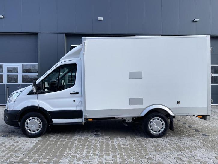 Ford - Transit - Bakwagen - 2.0 TDCI automaat bakwagen met, Auto's, Bestelauto's, Automaat, Diesel, Wit, Ford, Ophalen of Verzenden