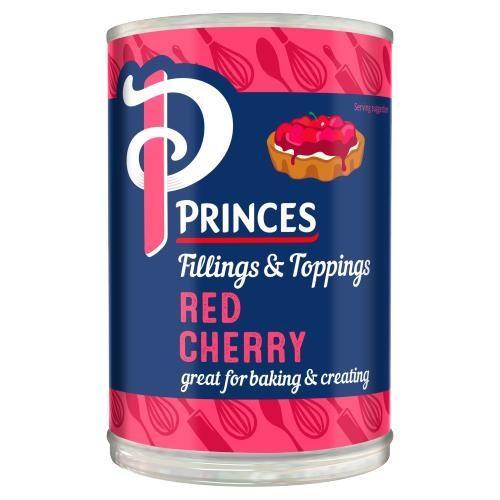 Princes Taartvulling & Topping Rode Kers 410gr., Hobby en Vrije tijd, Taarten en Cupcakes maken, Nieuw, Verzenden