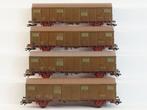 Märklin H0 - 4731 - Modeltrein goederenwagon (4) - 4x, Hobby en Vrije tijd, Nieuw