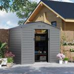 TRUUSK Gegalvaniseerd Stalen Tuinhuis 2,43 213x131x192cm Tu, Verzenden, Nieuw