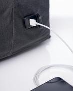 Marshall Travel - City Rocker Black / White - Anti-diefstal, Sieraden, Tassen en Uiterlijk, Tassen | Rugtassen, Verzenden, Nieuw