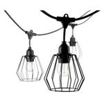 Complete Prikkabel met 5x lampenkappen | 5 Meter, Nieuw, Ophalen of Verzenden, Hanglamp, Led