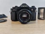 Canon A-1 nero + FD 1,8/50mm + flash | Single lens reflex, Nieuw