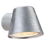 Zinken buitenlamp modern, Aleria, IP44, Tuin en Terras, Buitenverlichting, Ophalen of Verzenden, Nieuw, Aluminium, Wandlamp