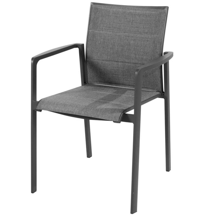 Cortina stapelbare dining tuinstoel antraciet Taste 4SO, Tuin en Terras, Tuinstoelen, Nieuw, Ophalen of Verzenden