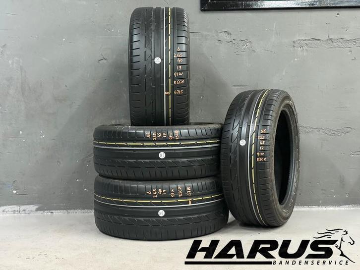 225/45/17 245/40/17 Bridgestone zomerbanden 5,6/6mm profiel, Auto-onderdelen, Banden en Velgen, 17 inch, Erkend duurzaam, Zomerbanden