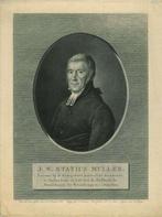 Portrait of Johan Wilhelm Statius Muller, Antiek en Kunst, Kunst | Etsen en Gravures