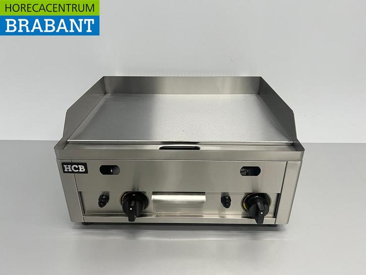HCB RVS Bakplaat Grillplaat Gladde bakplaat Glad 60 cm, Zakelijke goederen, Horeca | Keukenapparatuur, Nieuw in verpakking, Ophalen of Verzenden