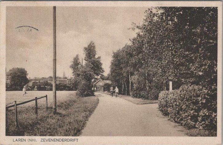 LAREN NH. - Zevenenderdrift, Verzamelen, Ansichtkaarten | Nederland, Verzenden