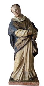 Scuola Napoletana - Beeld, San Vincenzo Ferreri - 63 cm -, Antiek en Kunst