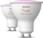 Philips Hue Spot - wit en gekleurd licht - 2 pack - GU10, Verzenden, Zo goed als nieuw