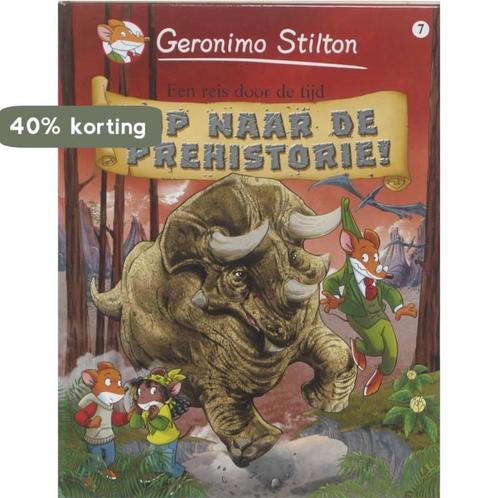 Op naar de prehistorie! / Geronimo Stilton-reeks / 7, Boeken, Overige Boeken, Zo goed als nieuw, Verzenden