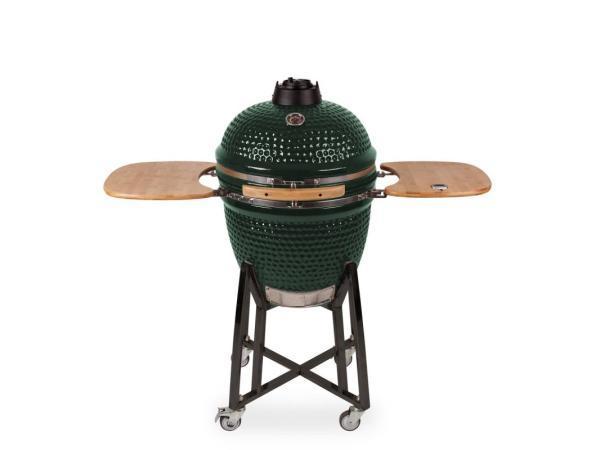 Veiling - Patton kamado barbecue 23.5 inch glans groen, Tuin en Terras, Houtskoolbarbecues, Nieuw