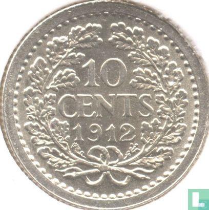 Nederland 10 cents 1912 (type 1), Postzegels en Munten, Munten | Nederland, Losse munt, 10 cent, Goud, Zilver, Verzenden