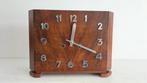 Tafel/bureauklokken - Art Deco -mahoniehout-chrome -, Antiek en Kunst, Antiek | Klokken