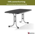 Sieger Boulevard klaptafels staalbuis/Mecalit Pro 70 cm tot, Ophalen of Verzenden, Nieuw, Kunststof