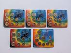 Spanje. Year Set (BU) 1999/2005 (5 sets) (Zonder, Postzegels en Munten, Munten | Europa | Euromunten