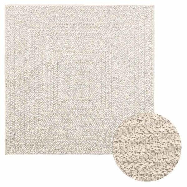 Binnen/Buiten Jute Kleed 120x120 | Gebruikt | Sfeervol, Huis en Inrichting, Stoffering | Tapijten en Kleden, 100 tot 150 cm, 100 tot 150 cm