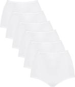 sloggi Dames Maxi slip 6 pack 24/7 Cotton - maat 44 - wit, Kleding | Dames, Ondergoed en Lingerie, Verzenden