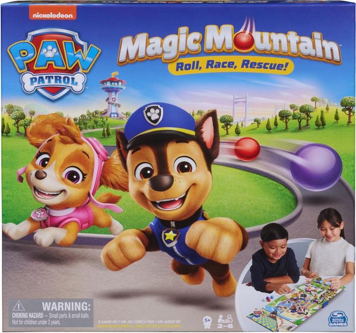 Paw Patrol - Magic Mountain Spel | Spin Master -, Hobby en Vrije tijd, Gezelschapsspellen | Bordspellen, Nieuw, Verzenden