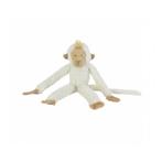 Happy Horse witte knuffel aap 85 cm - Knuffel apen, Kinderen en Baby's, Speelgoed | Knuffels en Pluche, Verzenden, Nieuw