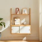 Wandrek Tingvoll 85x65x34 cm bamboe naturel [en.casa], Huis en Inrichting, Verzenden, Nieuw