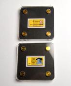 Duitsland. Medal 10 + 100 Deutsche Mark Note - .999 gold (2, Postzegels en Munten