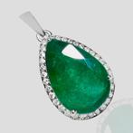 Zonder Minimumprijs - Hanger - 14 karaat Witgoud, 13,90 ct, Sieraden, Tassen en Uiterlijk, Antieke sieraden