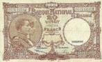 Bankbiljet 20 francs 1927 zeer fraai, Verzenden