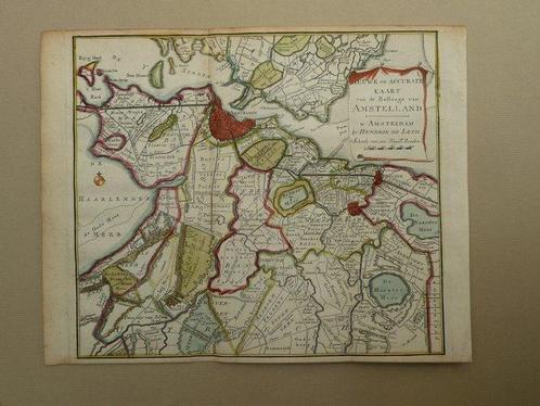 Nederland - Amsterdam, Amstelland; Hendrik de Leth - Nieuwe, Boeken, Atlassen en Landkaarten