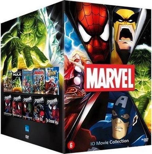 DVD Marvel 10-Movie Collection Films, Cd's en Dvd's, Dvd's | Overige Dvd's, Zo goed als nieuw, Verzenden