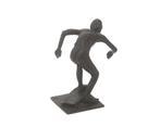 Een beeld van een jongen op een skateboard, Wim Korink, Antiek en Kunst, Antiek | Koper en Brons, Brons